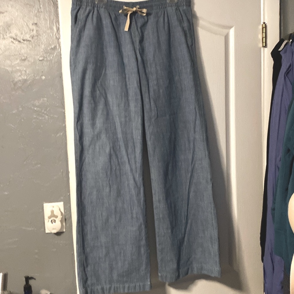 LL Bean Favorite Fit 100% Cotton Beach Pants